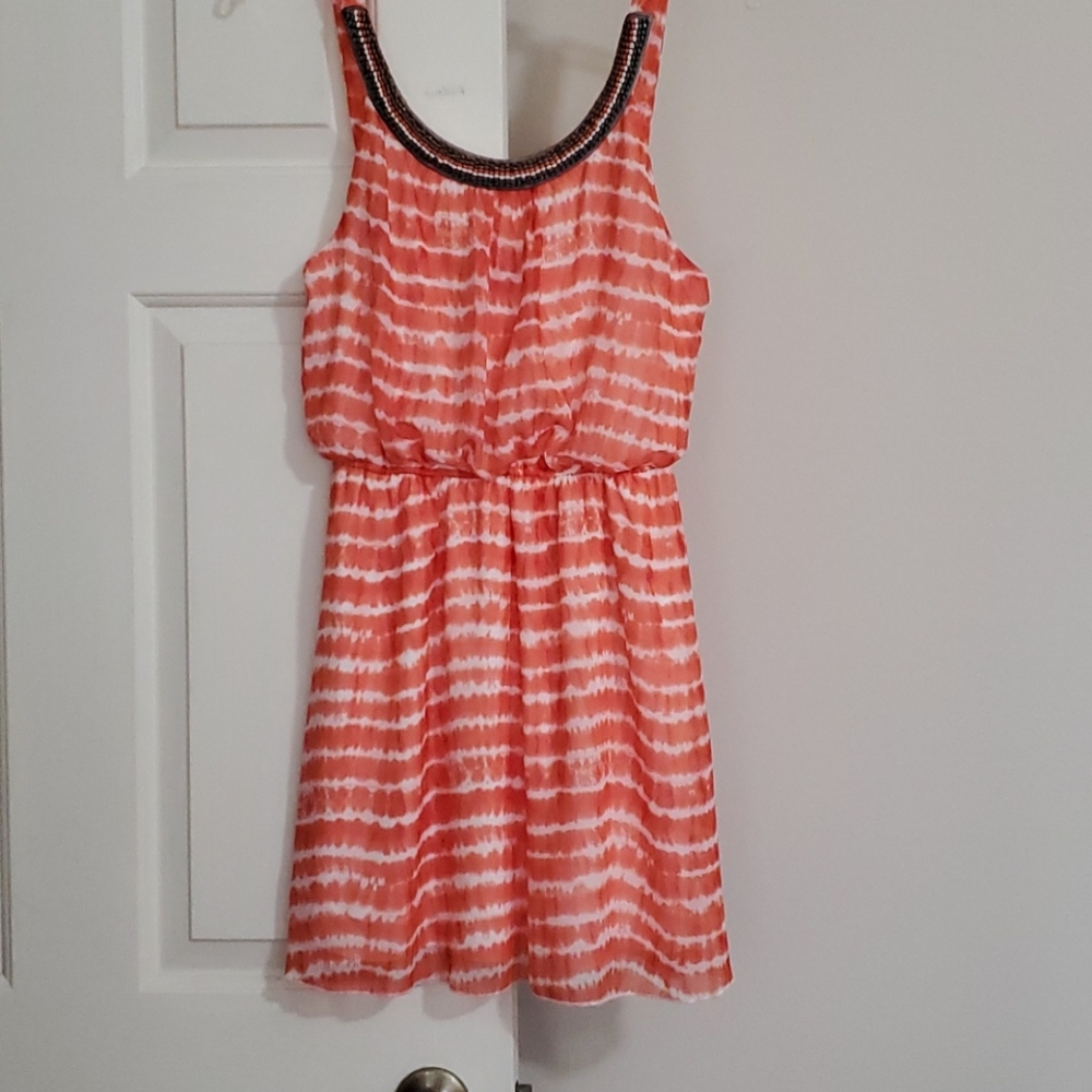 Lined sleeveless dress